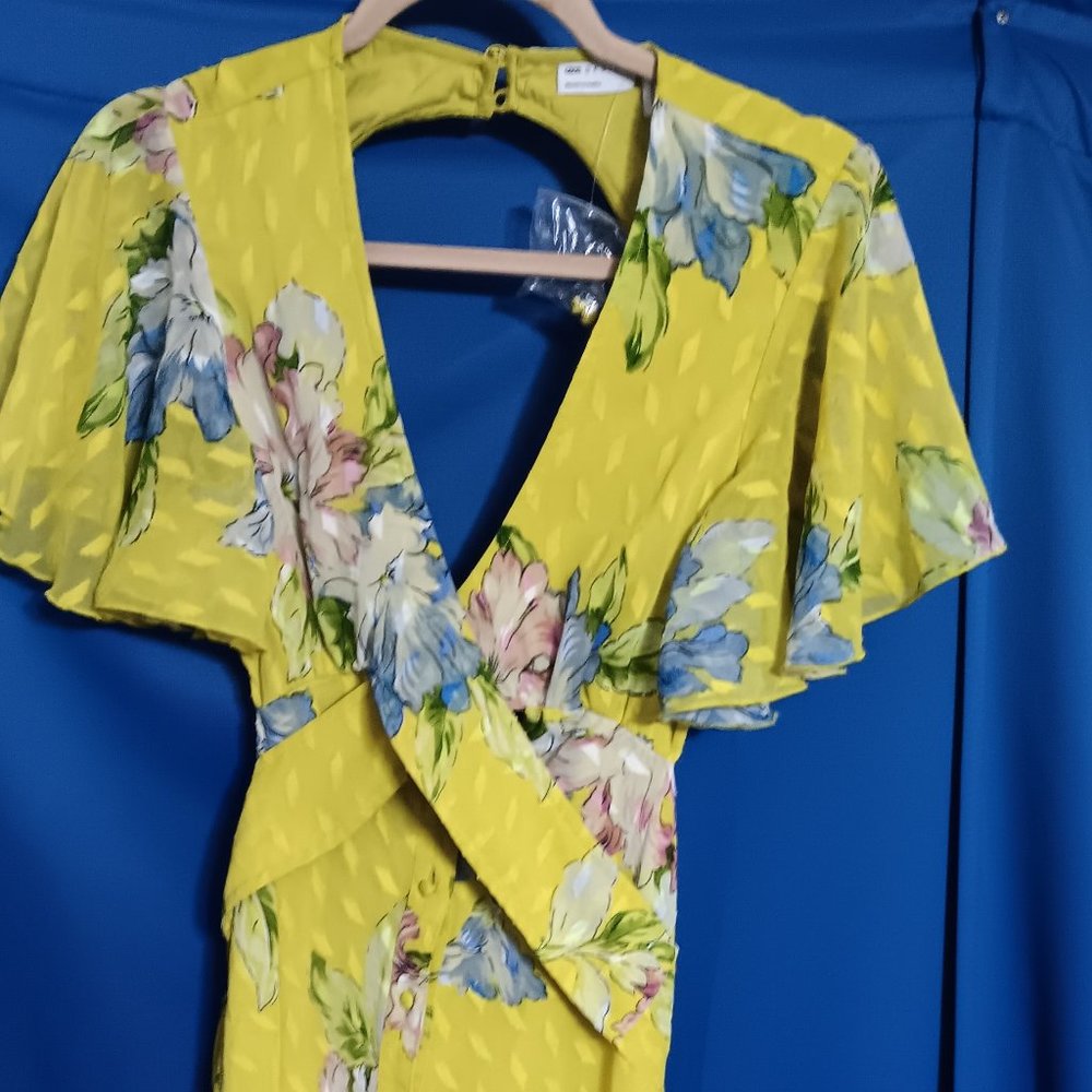 Green Flowered Dress
